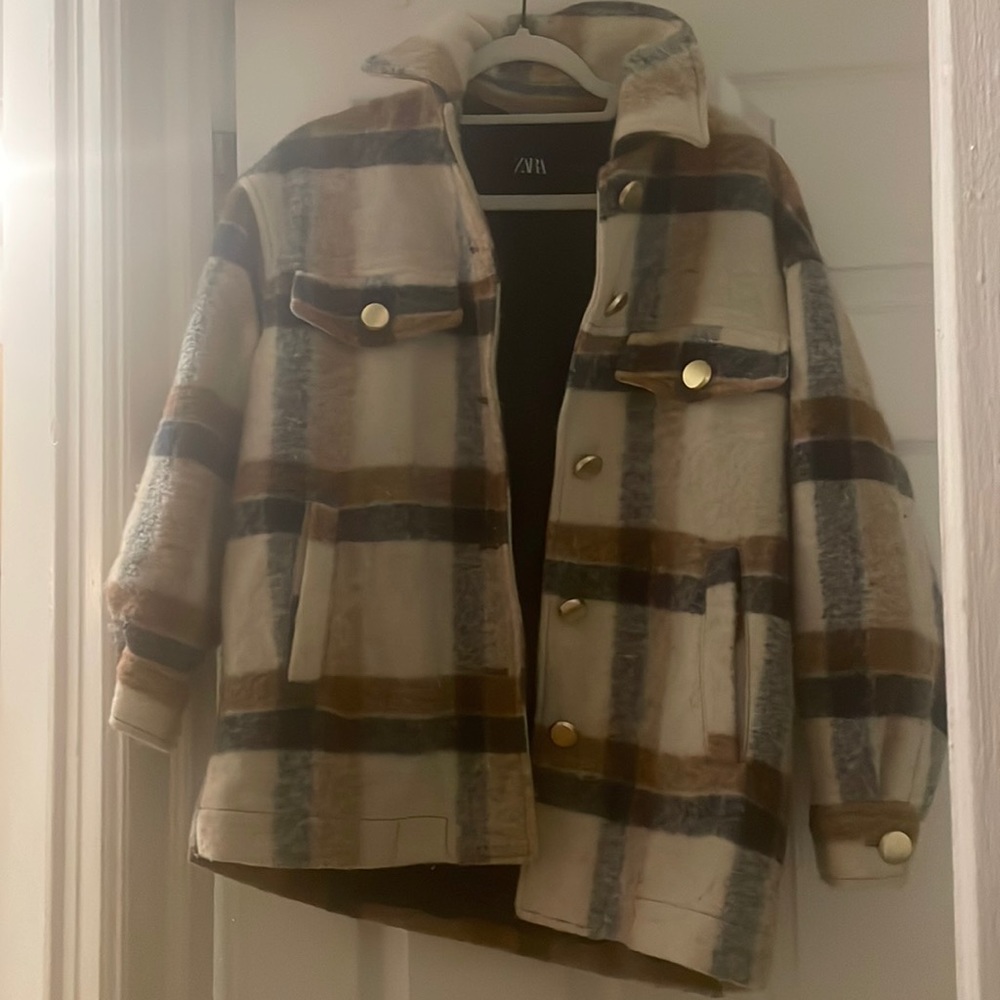 Zara Plaid Jacket